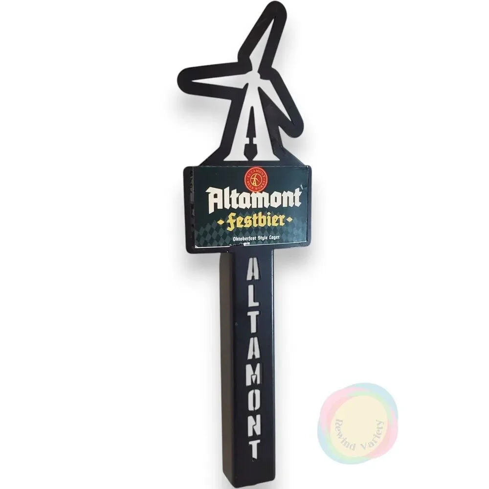 Altamont Beer Works Metal Tap Handles Set of 2